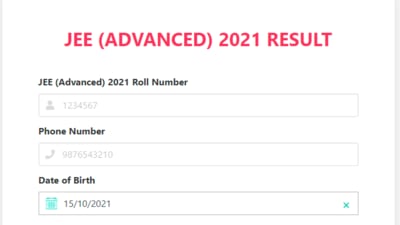 JEE advanced 2021 result declared at jeeadv.ac.in