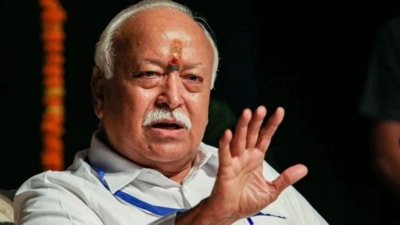 Bhagwat’s comments came during his annual Dussehra speech at the RSS’s Nagpur headquarters. (ANI)