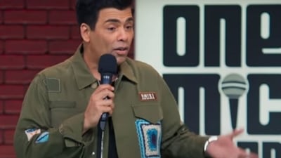 Karan Johar on One Mic Stand Season 2. Karan Johar on One Mic Stand Season 2.