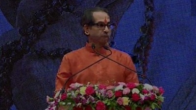 In an apparent reference to the arrest of four Muslim men at a Garba event, Thackeray rhetorically asked “what kind of Hindutva is this?” (ANI) In an apparent reference to the arrest of four Muslim men at a Garba event, Thackeray rhetorically asked “what kind of Hindutva is this?” (ANI)