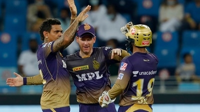 Sunil Narine, after removing Gaikwad, removed a dangerous-looking Robin Uthappa on 31. (BCCI/IPL)