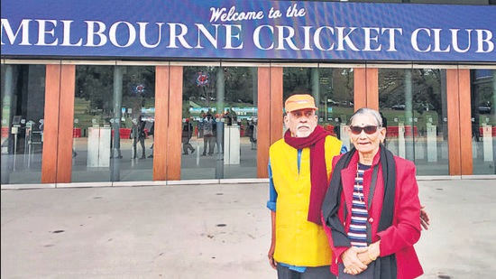 KR Vijayan and his wife Mohana took their last trip before the Covid-19 pandemic to Australia in 2019. (HT Photo)