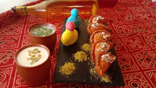 Recipe: Why wait for Diwali when you can have Kesari Gujiya on Dussehra itself(Godrej Vikhorli Cucina)