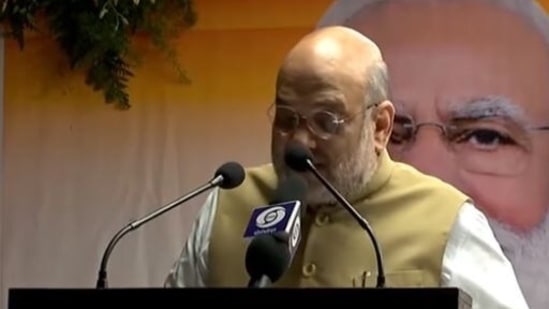 Union home minister Amit Shah addressing at the iconic Cellular Jain in Port Blair.