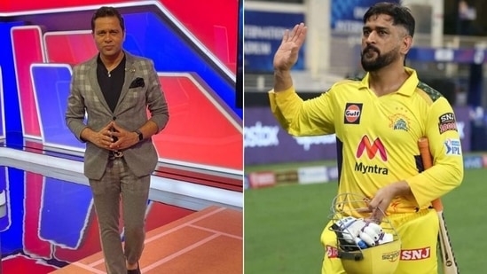 Aakash Chopra has his say on Dhoni’s future with Chennai Super Kings(HT Collage)