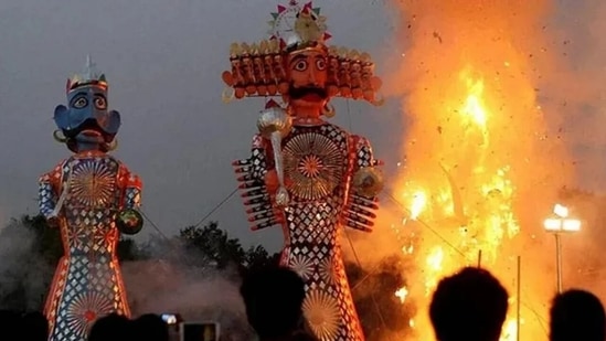 Dussehra 2021: The Ramlila is a cycle of plays that recounts the epic story of Lord Rama, particularly relating to the dramatic plays and dance events staged during the annual autumn festival of Navratri.&nbsp;(File Photo)