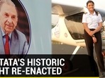 JRD Tata's historic flight re-enacted