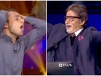 Amitabh Bachchan breaks the good news to the new crorepati. Amitabh Bachchan breaks the good news to the new crorepati.