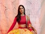 When it comes to fashion, Katrina Kaif can make every attire look good. From traditional attires to casual Western ones, the actor never fails to set fashion goals higher for us. On Friday, Katrina wished her Instagram family on Dussehra with a set of pictures from her recent fashion photoshoot. We are still drooling how perfectly she blended ethnic and casual in a lehenga.(Instagram/@sabyasachiofficial)