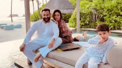 Saif and Kareena’s younger son, Jehangir Ali Khan, was born in February this year. Saif and Kareena’s younger son, Jehangir Ali Khan, was born in February this year.