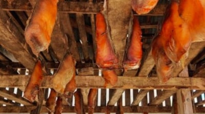 Hakarl (Iceland): This traditional Icelandic delicacy is fermented shark meat which is left to air dry for months. This is definitely not everyone's cup of tea since it has a very strong scent of ammonia.&nbsp; (Instagram/@rgb_foodie)