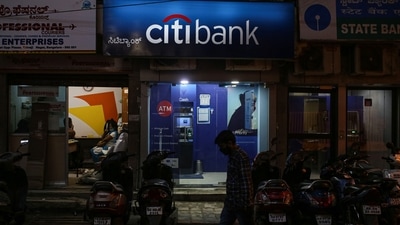 A Citibank automated teller machine (ATM) in Bengaluru. (Bloomberg Photo) A Citibank automated teller machine (ATM) in Bengaluru. (Bloomberg Photo)