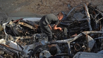 On August 29, a US Hellfire missile struck a car that was driven by Ezmarai Ahmadi, who had pulled into the driveway of the Ahmadi family compound. (AFP file photo)