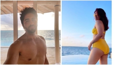 Ayushmann Khurrana and Tahira Kashyap are in the Maldives. Ayushmann Khurrana and Tahira Kashyap are in the Maldives.