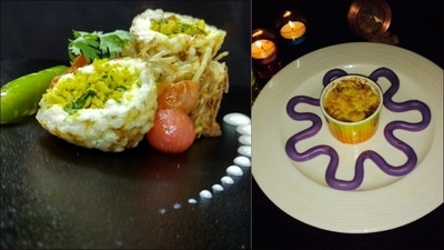 World Food Day 2021 recipes: Motiyon wale gulgule, baked apples with singhada (Chef Prashant Tikadia/Chef Rakesh Bhatt) World Food Day 2021 recipes: Motiyon wale gulgule, baked apples with singhada (Chef Prashant Tikadia/Chef Rakesh Bhatt)