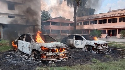 The attacks against Hindus in the Muslim-majority nation started over the alleged desecration of the Quran, the central religious text of Islam. (AFP) The attacks against Hindus in the Muslim-majority nation started over the alleged desecration of the Quran, the central religious text of Islam. (AFP)