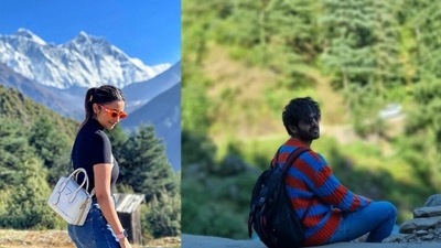 Parineeti Chopra and Kartik Aaryan shared their respective pictures on Instagram. Parineeti Chopra and Kartik Aaryan shared their respective pictures on Instagram. 