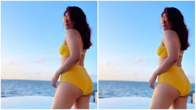 Tahira Kashyap, in a yellow bikini, is in her ‘best profile’ (Instagram/@tahirakashyap) Tahira Kashyap, in a yellow bikini, is in her ‘best profile’ (Instagram/@tahirakashyap)