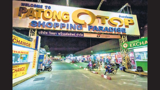 An OTOP market in Thailand. An OTOP market in Thailand.