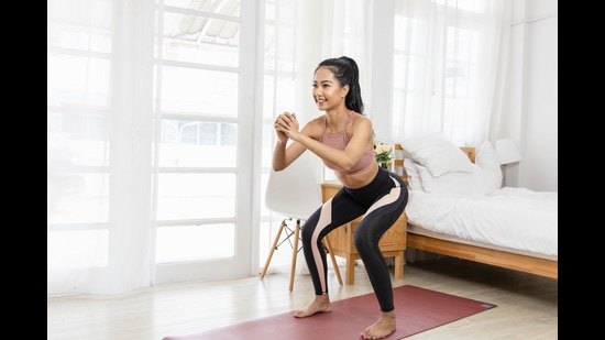 Everyone should be able to able to do 50 bodyweight squats, where the tops of the thighs are parallel to the floor (Shutterstock)