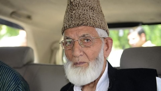 Kashmiri separatist leader Syed Ali Shah Geelani. (AFP File)