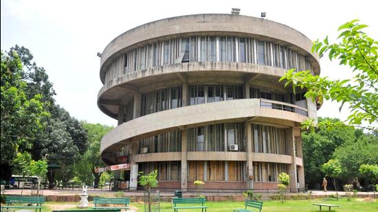 The Panjab University senate elections began on August 3 with polling booths set up across seven states and UTs.  (HT File Photo)