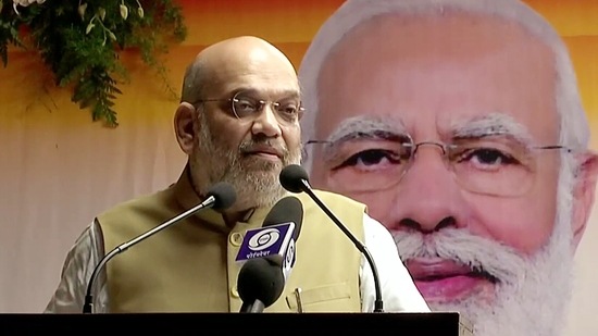 Amit Shah urged youth to visit Andaman and Nicobar, referring to it as the “pilgrimage place of Independence”.(ANI ) Amit Shah urged youth to visit Andaman and Nicobar, referring to it as the “pilgrimage place of Independence”.(ANI )
