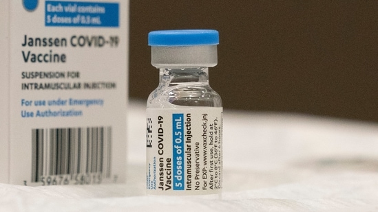 A vial of the Johnson &amp; Johnson Covid-19 vaccine is displayed at South Shore University hospital in Bay Shore, New York.&nbsp;(File Photo / AP)