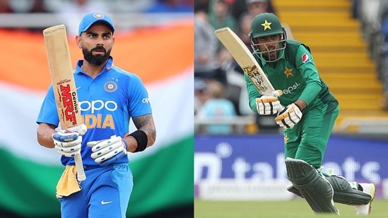 Virat Kohli's India will take on Babar Azam's Pakistan on October 24 at the T20 World Cup.&nbsp;(Getty Images)