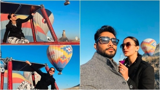 Gauhar Khan took to her Instagram handle to share a few photos of herself and her husband Zaid Darbar from their Turkey vacation.(Instagram/@gauaharkhan)