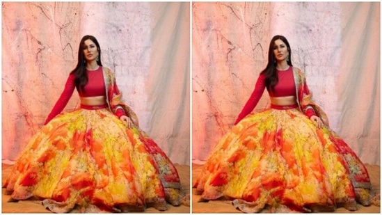 Katrina Kaif wore the same Sabyasachi ghagra-choli worn by this plus-size  model - Times of India