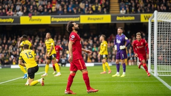 Liverpool forward Mohamed Salah&nbsp;((Twitter/LFC))