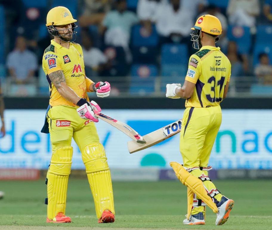 Faf du Plessis with Ruturaj Gaikwad (iplt20.com)
