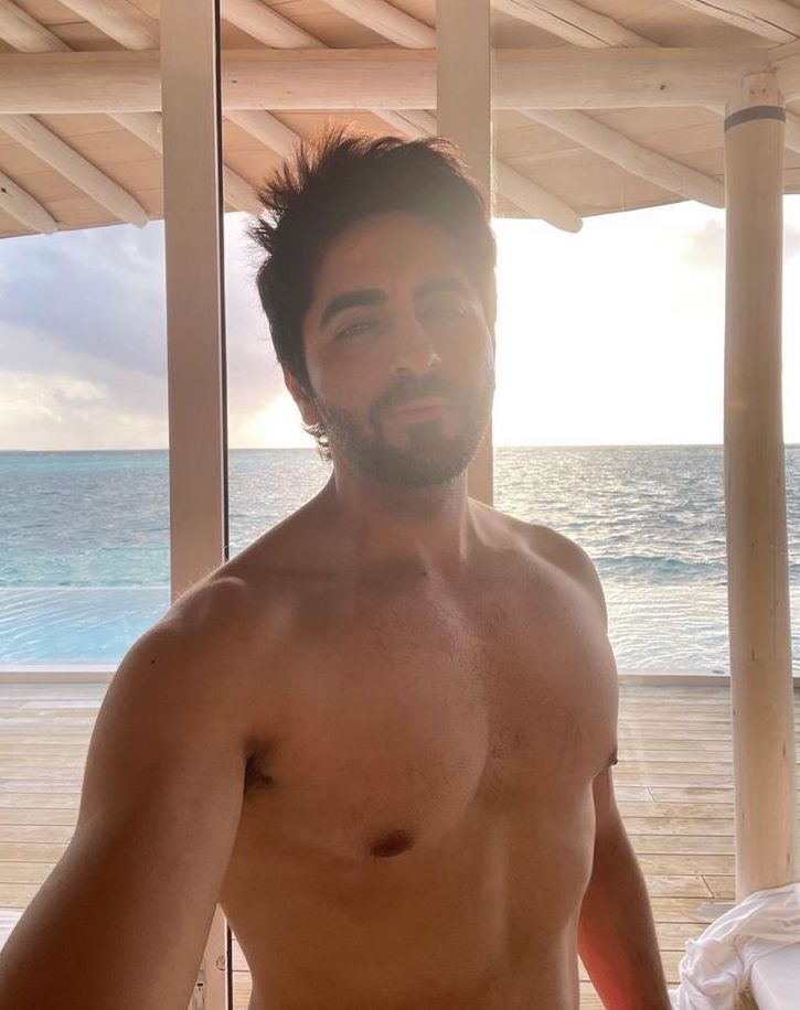 Ayushmann Khurrana in the Maldives. Ayushmann Khurrana in the Maldives.