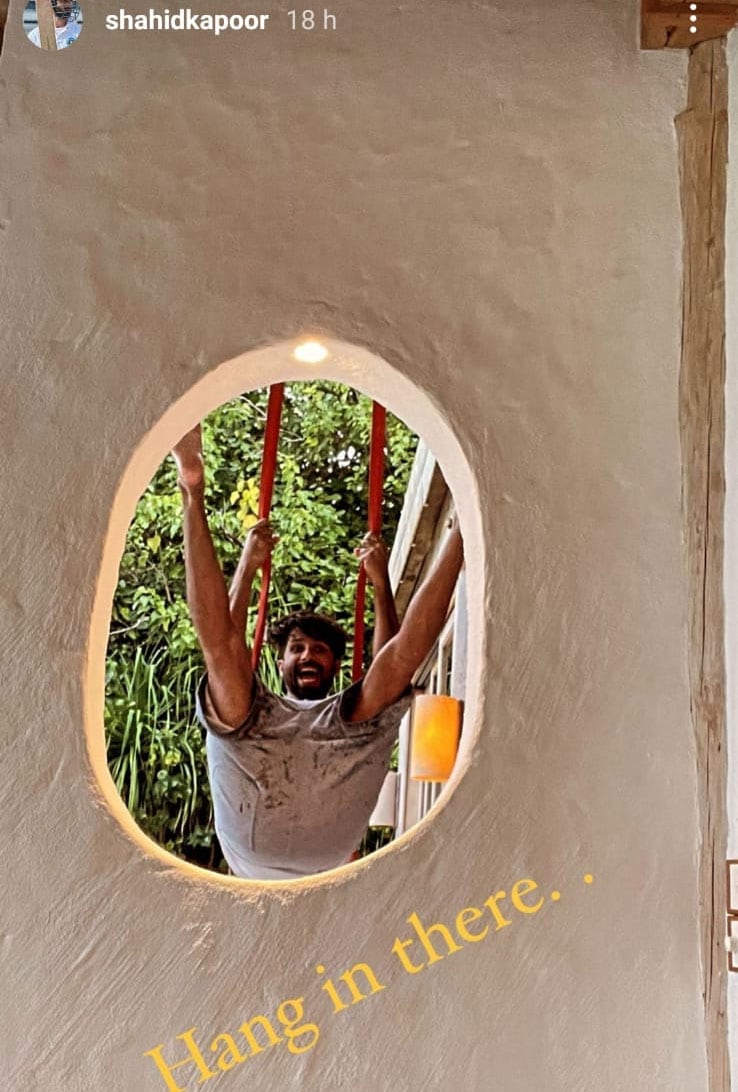 Shahid Kapoor had shared a fun picture before. Shahid Kapoor had shared a fun picture before. 