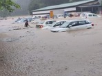 A flood-hit area in Kerala (HT Photos)