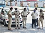 Bengaluru police quarters near Binny Mills was evacuated after the building started tilting. Bengaluru police quarters near Binny Mills was evacuated after the building started tilting.