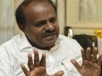 Former Karnataka chief minister HD Kumaraswamy. (File photo)(AP) Former Karnataka chief minister HD Kumaraswamy. (File photo)(AP)