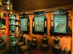 Elaborate range of antique liquor and glassware at 'All About Alcohol' museum in Candolim, Goa.&nbsp;