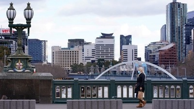 While coronavirus cases keep rising in Victoria state, of which Melbourne is the capital, the state’s double-vaccination rate is set to reach 70% this week, allowing for the ease in restrictions. (REUTERS) While coronavirus cases keep rising in Victoria state, of which Melbourne is the capital, the state’s double-vaccination rate is set to reach 70% this week, allowing for the ease in restrictions. (REUTERS)