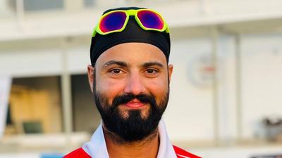 Jatinder Singh’s 73 runs is the highest T20 individual score by any cricketer from Oman. (HT Photo) Jatinder Singh’s 73 runs is the highest T20 individual score by any cricketer from Oman. (HT Photo)