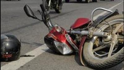 The car driver fled after the accident near Lalru flyover. (HT Photo/For representation only)