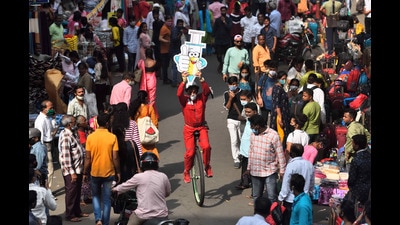 Mumbai reported zero deaths due to Covid-19 on Sunday, October 17, the first time – according to Brihanmumbai Municipal Corporation (BMC) data – since March 26, 2020. The state health department, whose daily figures vary from BMC’s on account of a reconciliation process, last recorded a zero-deaths day on February 22, 2021. (HT FILE) Mumbai reported zero deaths due to Covid-19 on Sunday, October 17, the first time – according to Brihanmumbai Municipal Corporation (BMC) data – since March 26, 2020. The state health department, whose daily figures vary from BMC’s on account of a reconciliation process, last recorded a zero-deaths day on February 22, 2021. (HT FILE)