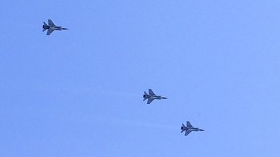 A file photo of Russian MiG-31K interceptor aircraft (AFP)