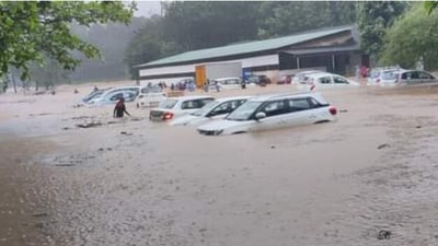 A flood-hit area in Kerala (HT Photos)