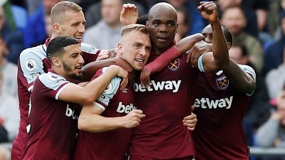 Premier League: West Ham snatch battling win at Everton (REUTERS)