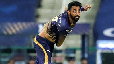 Varun Chakravarthy of Kolkata Knight Riders (IPL) Varun Chakravarthy of Kolkata Knight Riders (IPL)