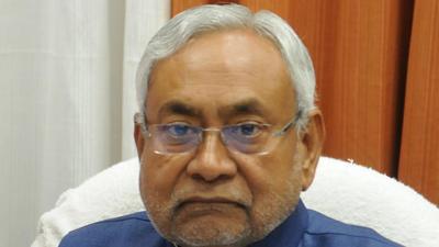 Bihar Chief Minister Nitish Kumar on Sunday had a telephonic talk with Lieutenant Governor of Jammu and Kashmir Manoj Sinha in the evening pertaining to the attack on people from Bihar in the valley. (HT PHOTO.)