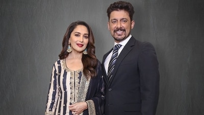 Madhuri Dixit tied the knot with Dr Shriram Nene just a few months after they first met in the US. They went mountain biking on their first date. Madhuri Dixit tied the knot with Dr Shriram Nene just a few months after they first met in the US. They went mountain biking on their first date. 