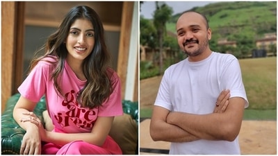 Big B's granddaughter Navya Naveli Nanda and Ed tech entrepreneur Samyak Chakrabarty Big B's granddaughter Navya Naveli Nanda and Ed tech entrepreneur Samyak Chakrabarty